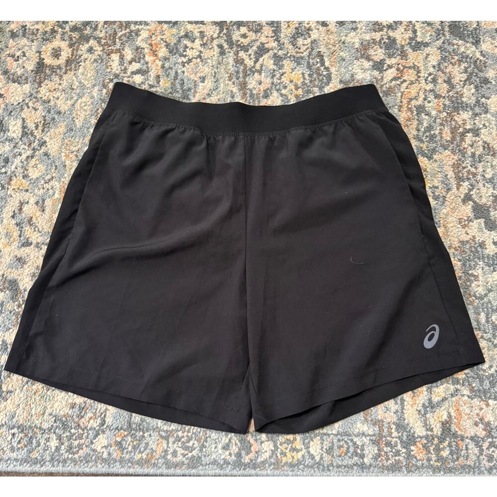 Asics Men's 7" Inseam Black Short- Large
